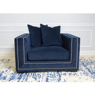 Porter Forest Green Sofa Free Shipping Today 20705395 Pasargad Cooper Collection Navy Velvet Armchair