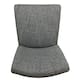 HomePop Classic Parsons Slate Grey Nailhead Trim Chair (Set of 2)
