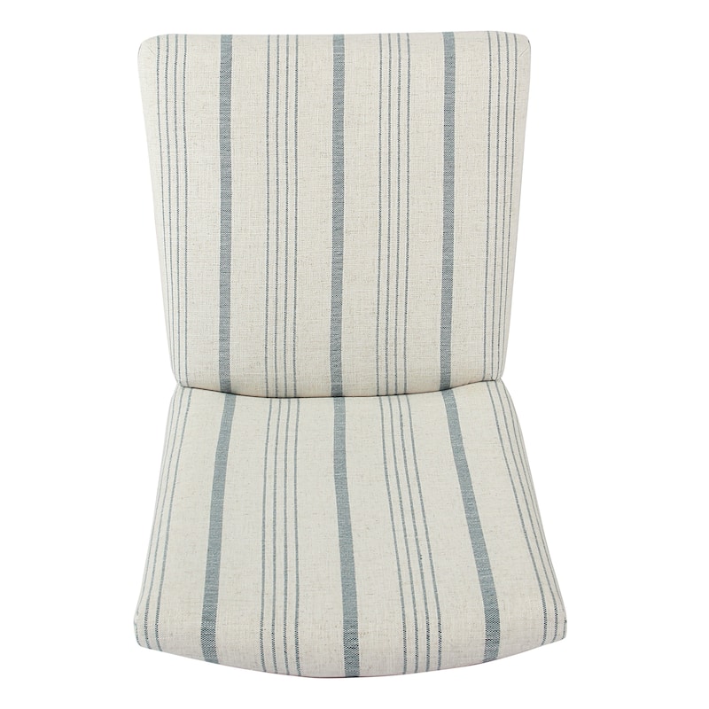 HomePop Classic Parsons Dining Chair - Blue Calypso Stripe (Set of 2)