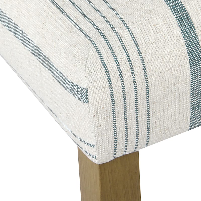 HomePop Classic Parsons Dining Chair - Blue Calypso Stripe (Set of 2)