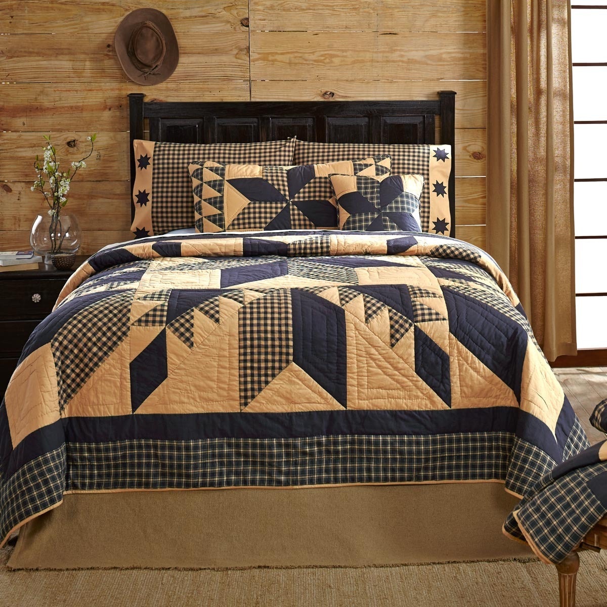 Shop Dakota Star Cotton Quilt (Shams Not Included) Free Shipping