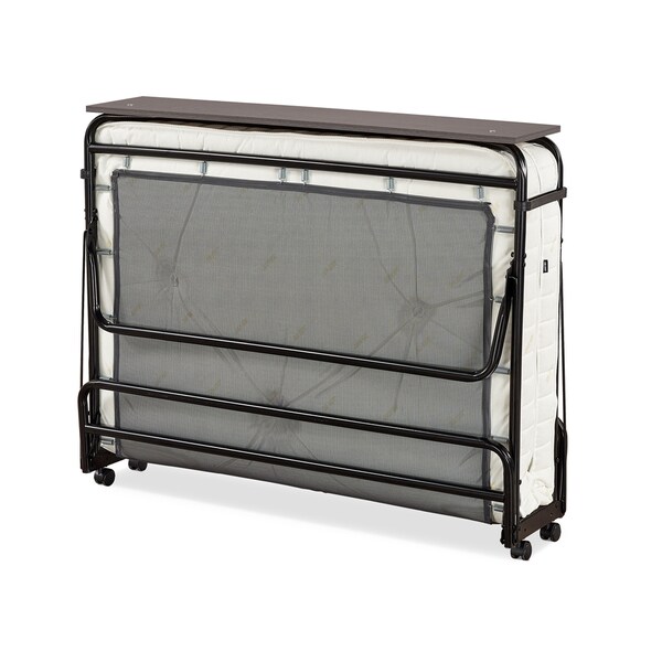 folding cot with mattress