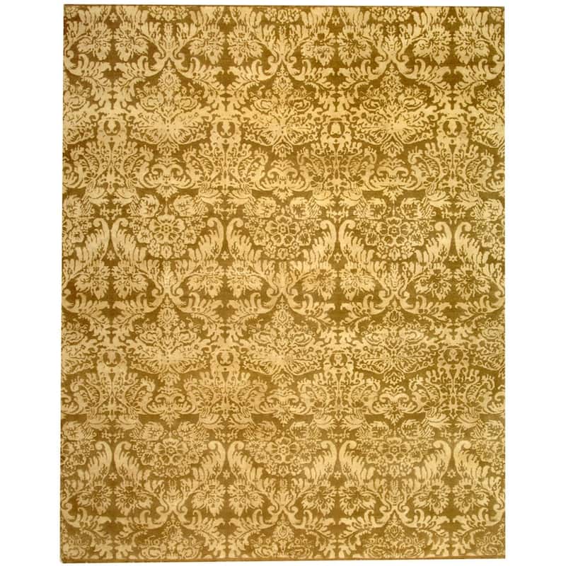 Martha Stewart by SAFAVIEH Hand-knotted Damask Wool Rug