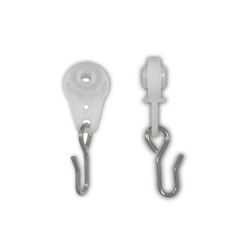 InStyleDesign 10 Ball Bearing Carrier with Stainless hooks for Multi-Purpose Room Divider Track
