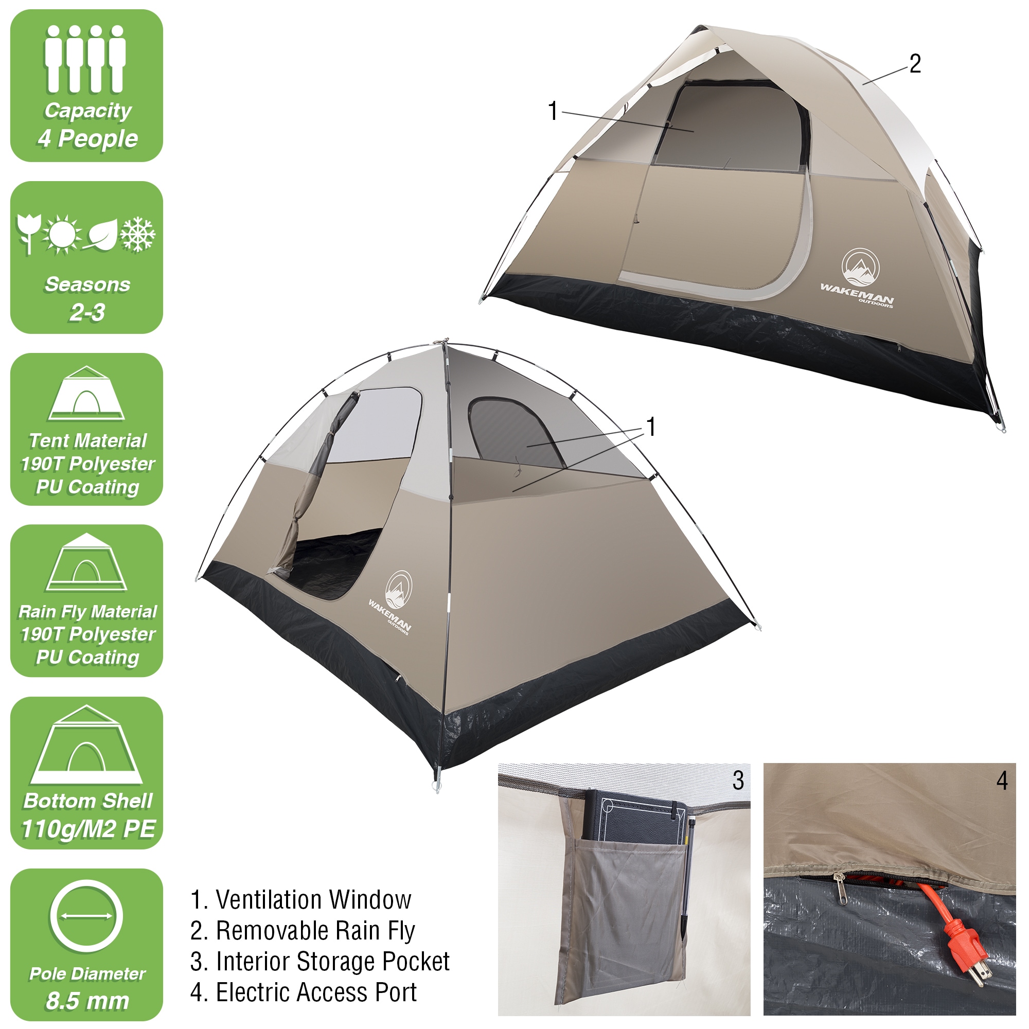 backpacking dome tent