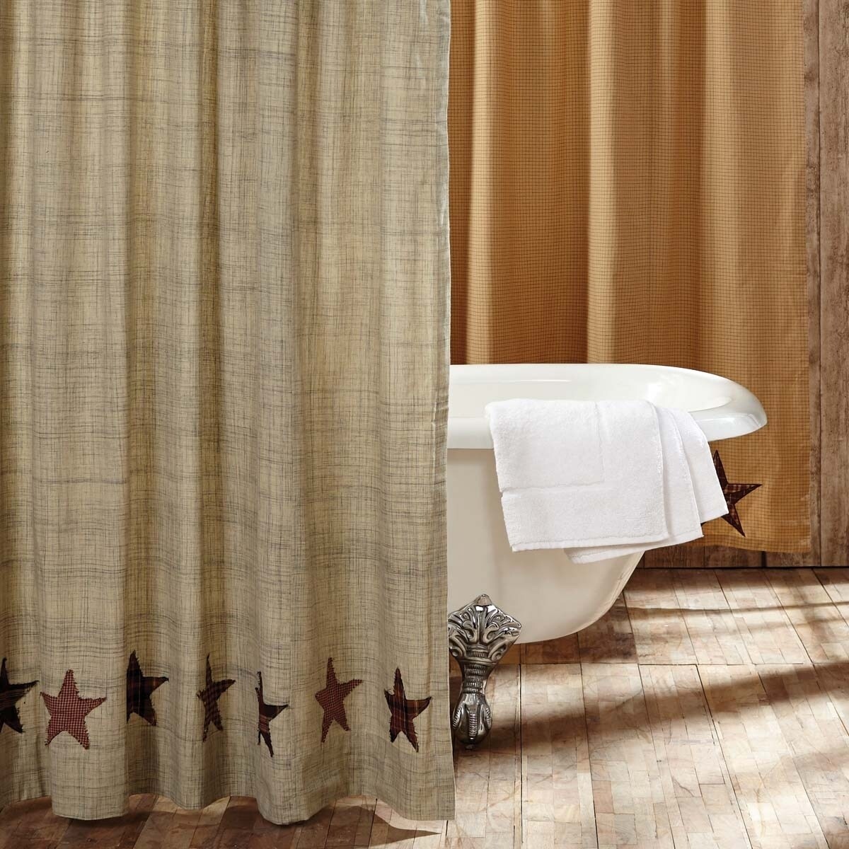 Shop Abilene Star Shower Curtain 72x72 Free Shipping Today