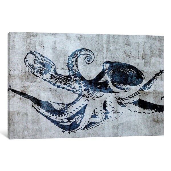 shop icanvas stencil street art octopus by 5by5collective canvas