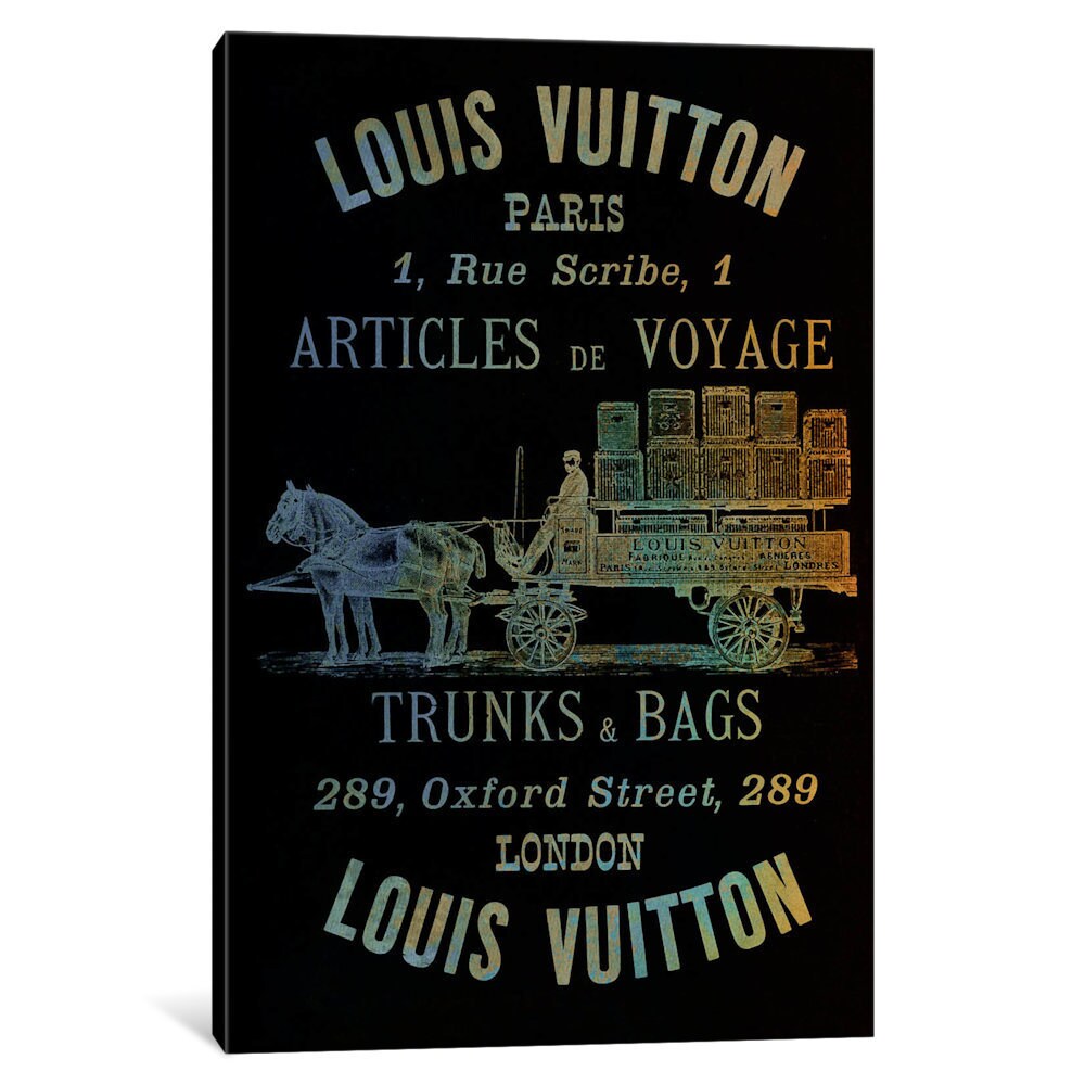 Paul Rommer Canvas Art Prints - Louis Vuitton ( Fashion > Fashion Brands > Louis Vuitton art) - 60x40 in
