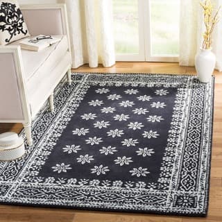 Martha 7x9 10x14 Rugs For Less Martha By Safavieh Gracious Garden Weathervane Navy Ivory Wool Area Rug 9