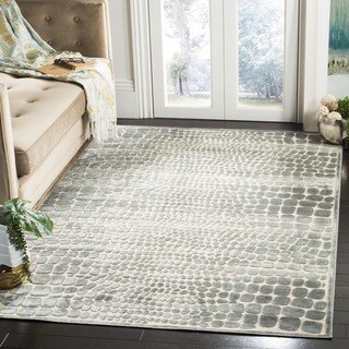 Grey Animal Print Abstract Area Rug 7 6 X 10 On