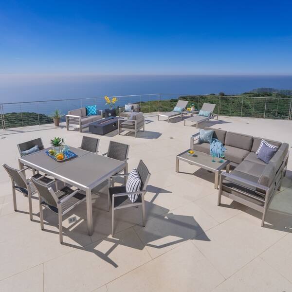 Cape Coral 18piece Outdoor Seating Set with Cushions by Christopher