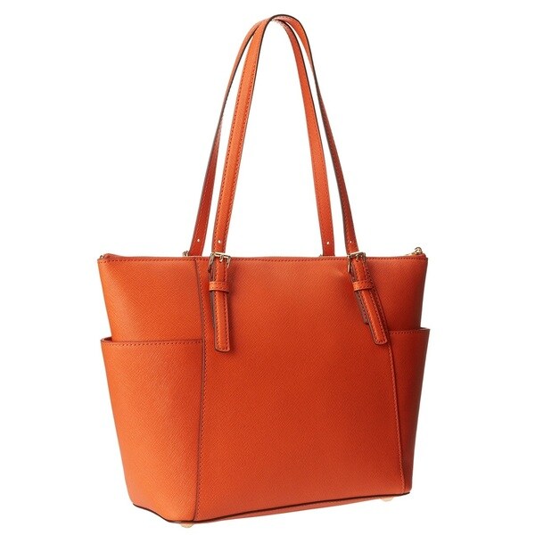 michael kors jet set top-zip saffiano tote