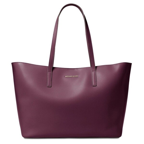 Shop Michael Kors Emry Large Plum Tote Bag - Free Shipping Today - Overstock - 15456244