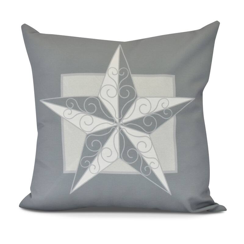 Night Star, Hanukkah Indoor/Outdoor Throw Pillow
