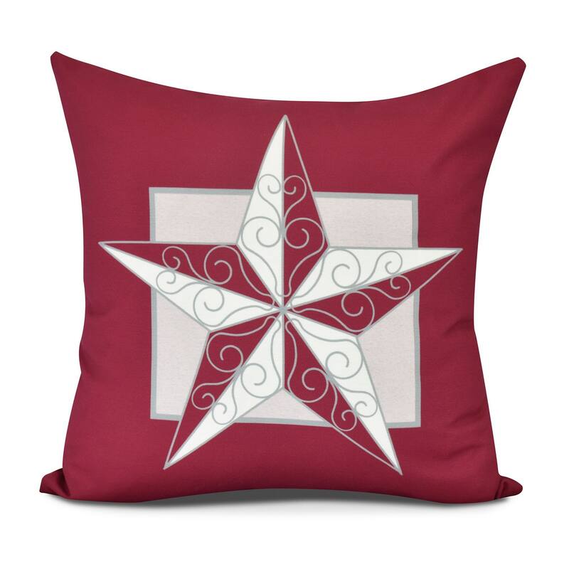 Night Star, Hanukkah Indoor/Outdoor Throw Pillow
