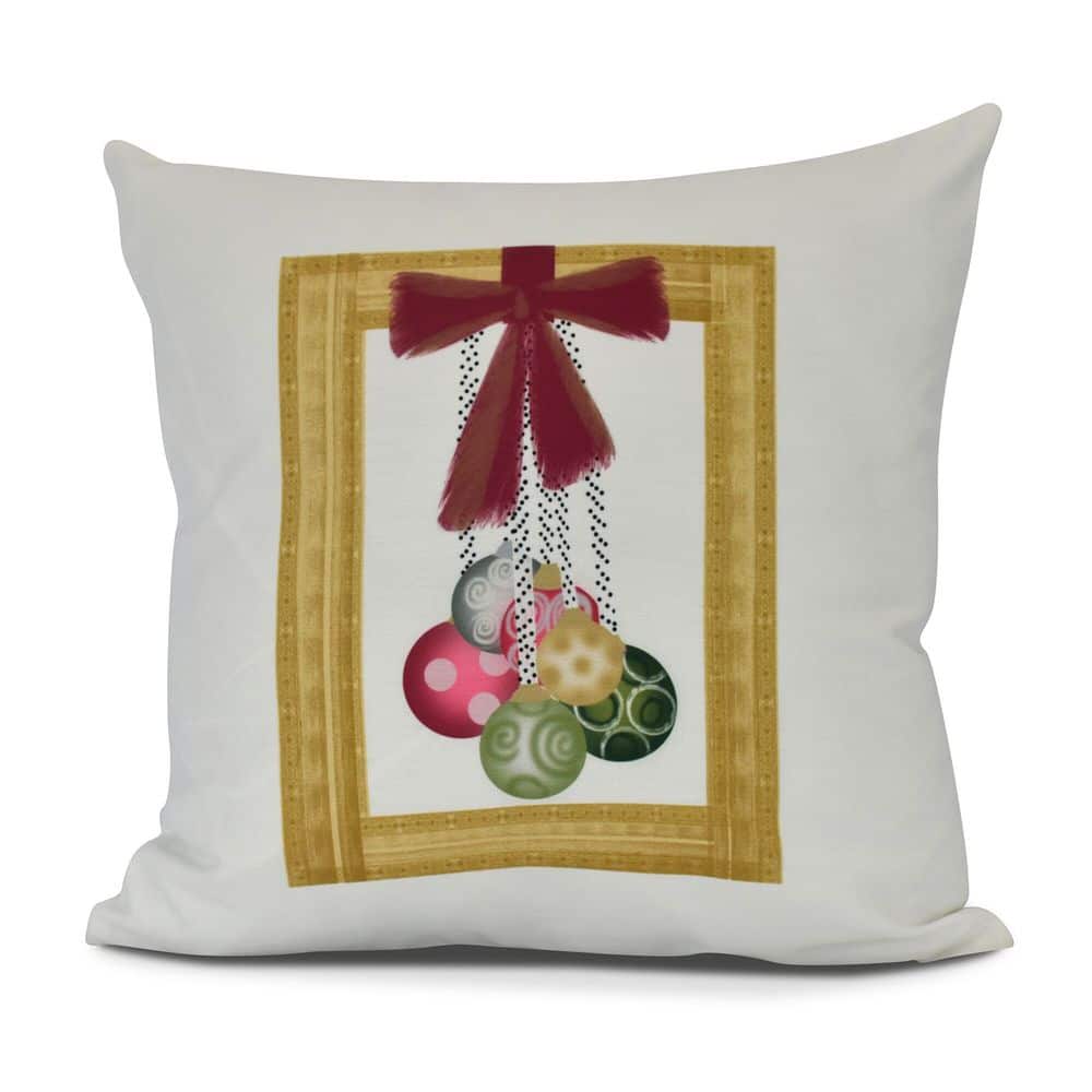 Frame It Up, Christmas Indoor/Outdoor Throw Pillow