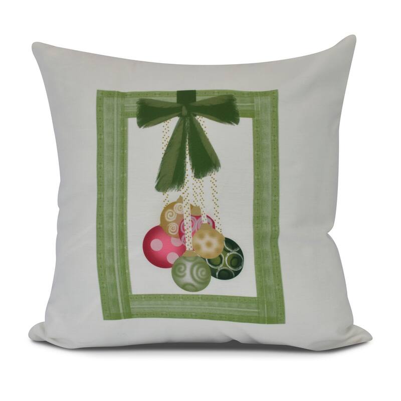 Frame It Up, Christmas Indoor/Outdoor Throw Pillow