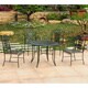 International Caravan Mandalay 5-Piece Iron Patio Dining Set - Thumbnail 1