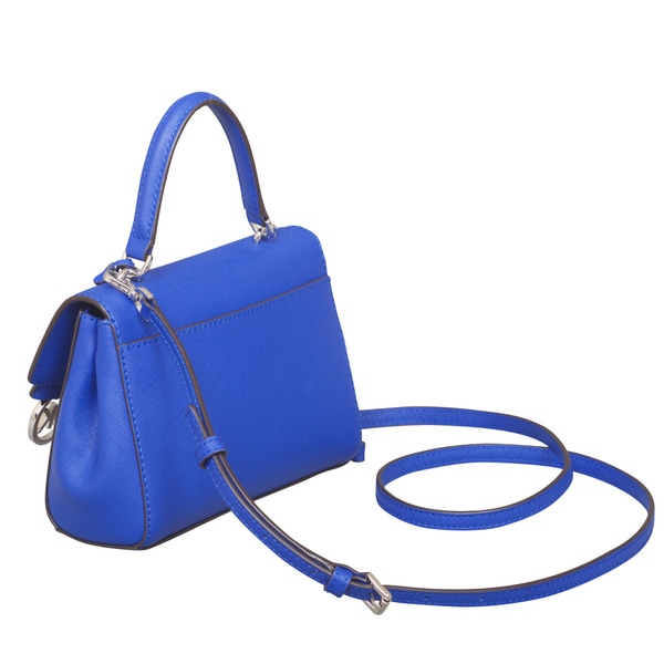 electric blue crossbody bag