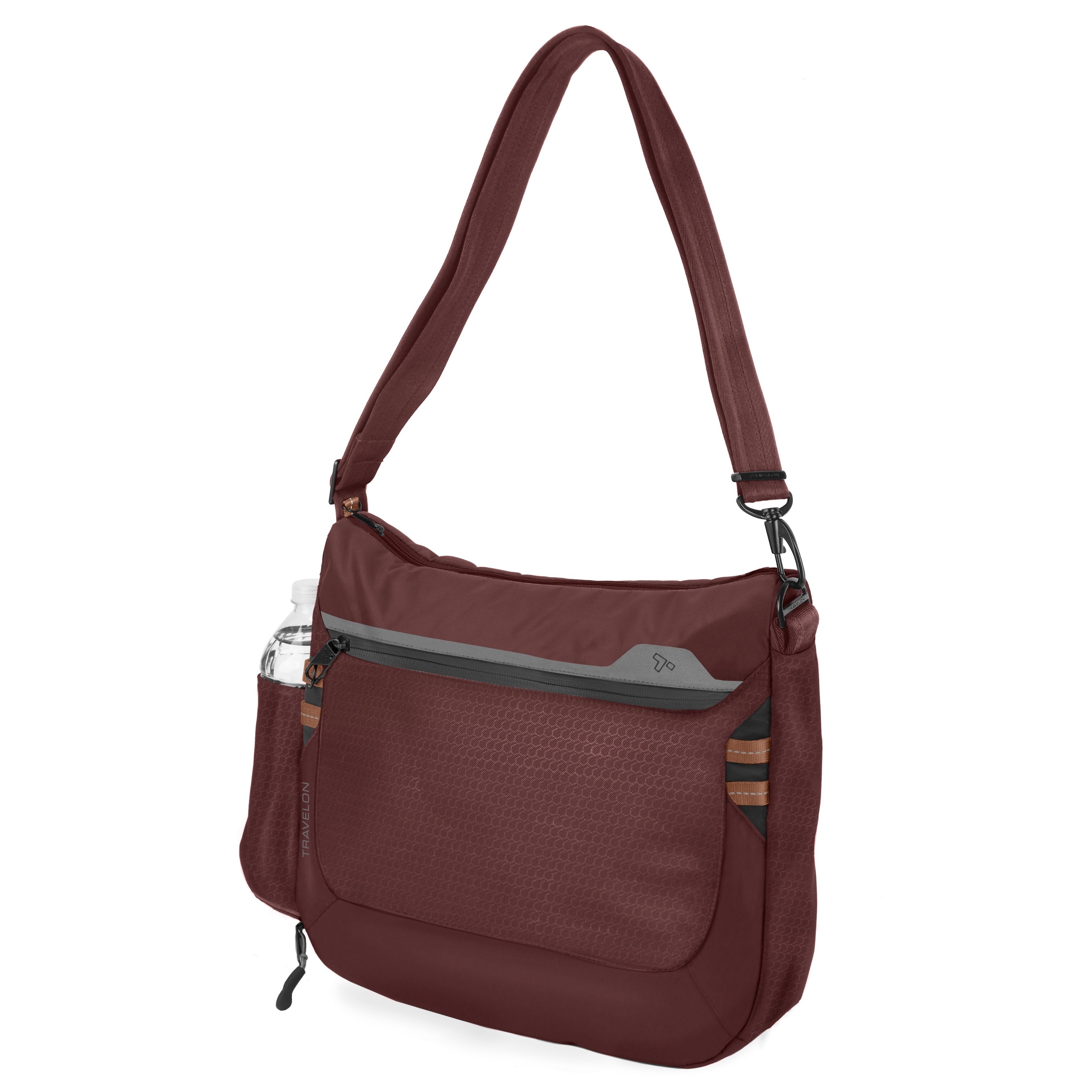 anti theft leather crossbody bag