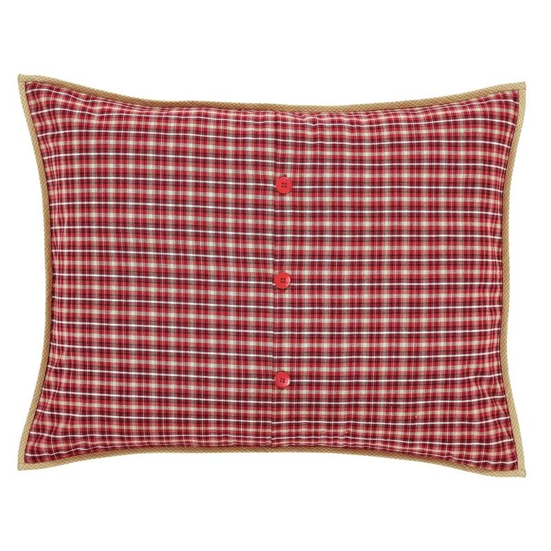 Blue Rustic Bedding VHC Braxton Sham Cotton