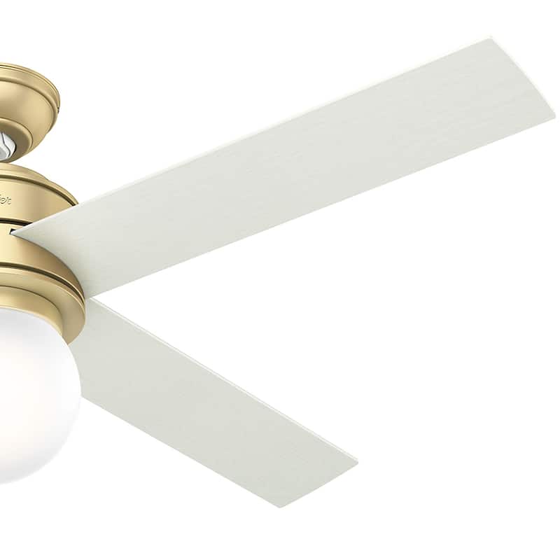 Hunter 52" Hepburn Ceiling Fan with LED Light Kit and Wall Control - Vintage, Mid-Century Modern, Transitional