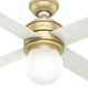 preview thumbnail 5 of 48, Hunter 52" Hepburn Ceiling Fan with LED Light Kit and Wall Control - Vintage, Mid-Century Modern, Transitional