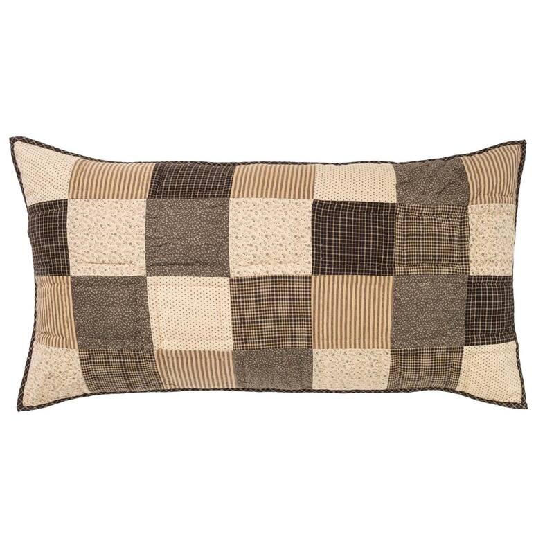 Black Primitive Bedding VHC Kettle Grove Sham Cotton