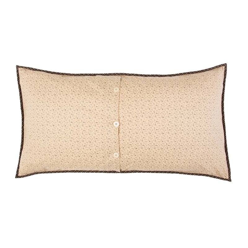 Black Primitive Bedding VHC Kettle Grove Sham Cotton