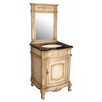 Verona 24 Traditional Bathroom Vanity Set With Top and Mirror
