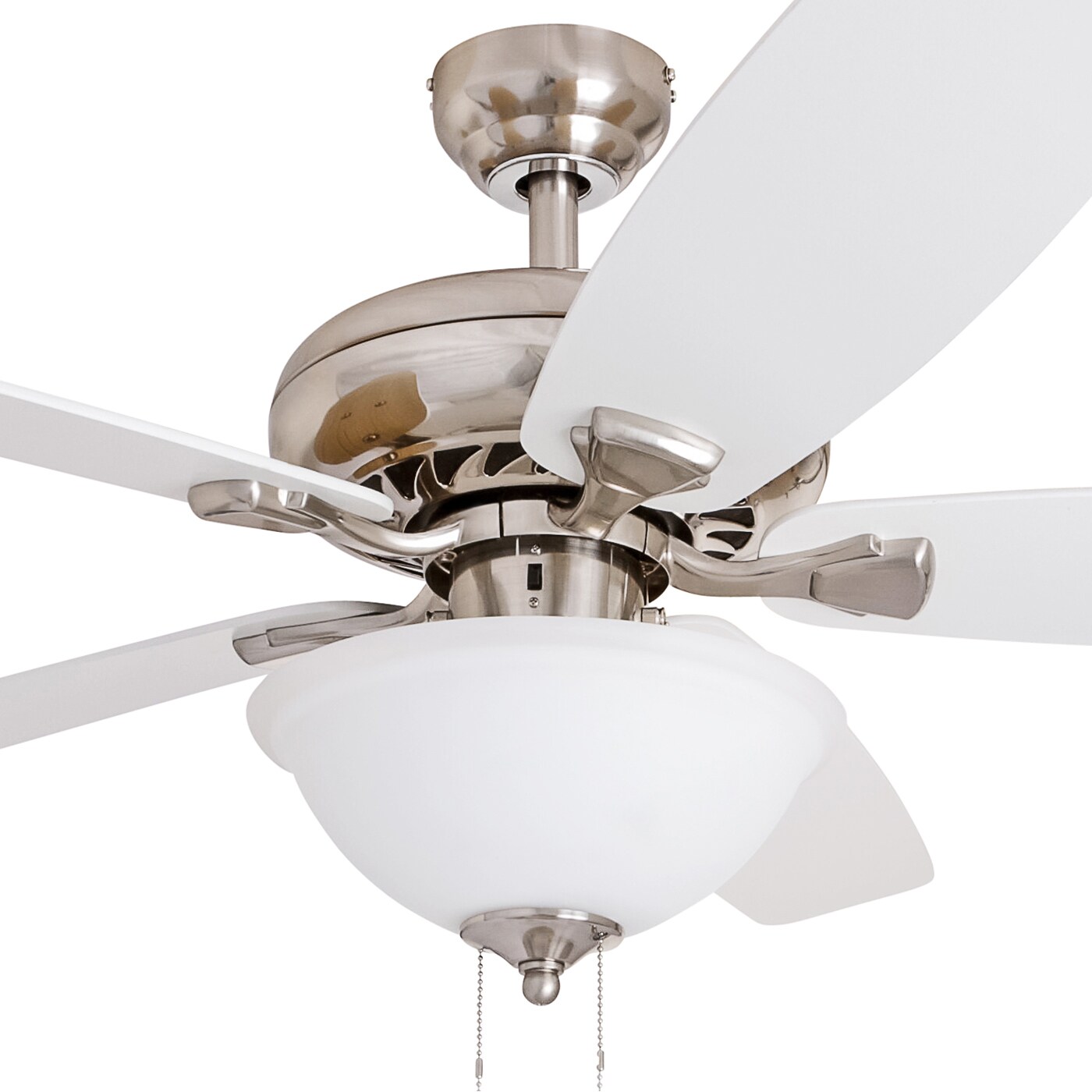 Shop Porch Den Elam White Maple Reversible Blade Brushed