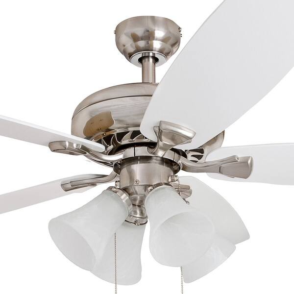 Porch Den Elder White Maple Reversible Blade Brushed Den Elder White Maple Reversible Blade