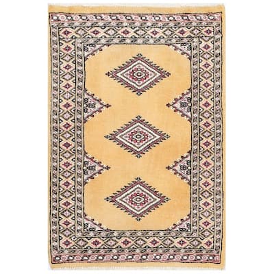 HERAT ORIENTAL Handmade Bokhara Wool Rug - 2'1 x 3'1