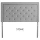 BROOKSIDE Upholstered Headboard with Diamond Tufting - Thumbnail 6