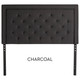 BROOKSIDE Upholstered Headboard with Diamond Tufting - Thumbnail 12