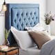 BROOKSIDE Upholstered Headboard with Diamond Tufting - Thumbnail 4