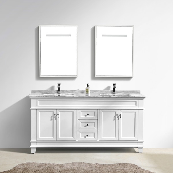 Shop Moreno Bath Fayer 48 Inch Free Standing Double Sink White Extraordinary 72 Inch Bathroom Vanity Double Sink Shop Moreno Bath Fayer 48 Inch Free Standing Double Sink White Extraordinary 72 Inch Bathroom Vanity Double Sink