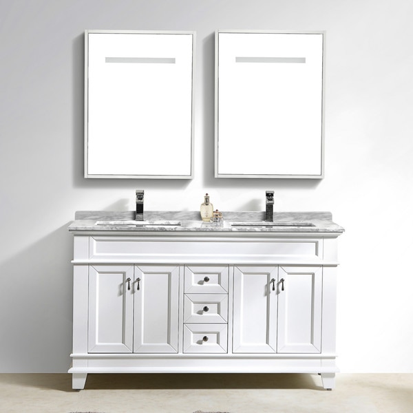 Shop Moreno Bath Fayer 60 Inch Free Standing Double Sink