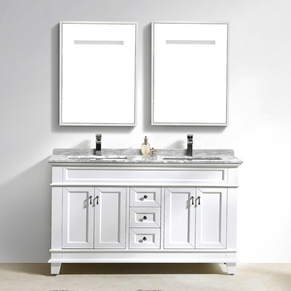 Shop Moreno Bath Fayer 60 Inch Free Standing Double Sink