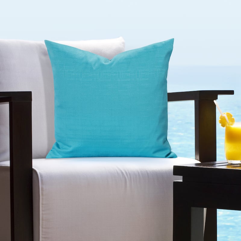 Sis Covers Tropical Blue Indoor/ Outdoor Throw Pillow