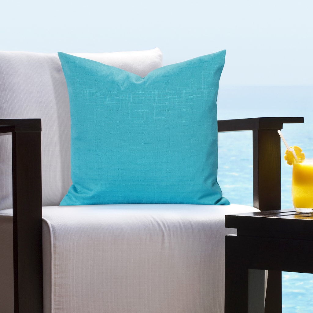 Sis Covers Tropical Blue Indoor/ Outdoor Throw Pillow