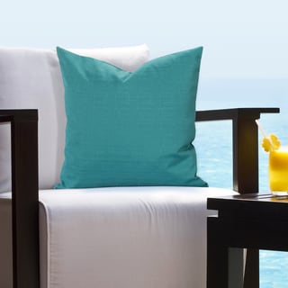 Shop Siscovers Indoor Outdoor Tropical Turquoise Accent Pillows