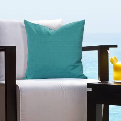 Siscovers Indoor - Outdoor Tropical Turquoise Accent Pillows