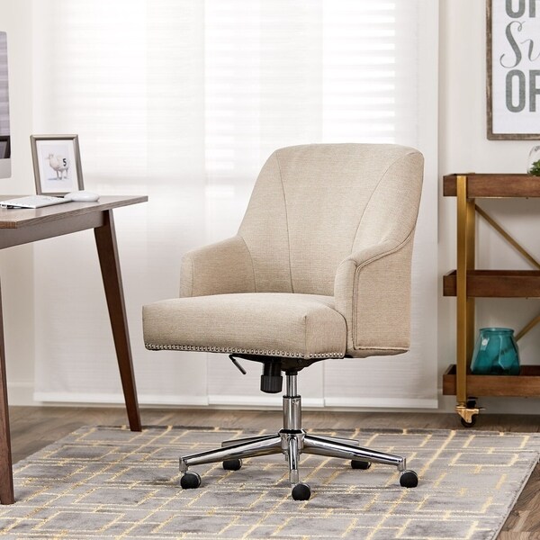 Shop Serta Leighton Home Office Chair, Stoneware Beige - Free Shipping