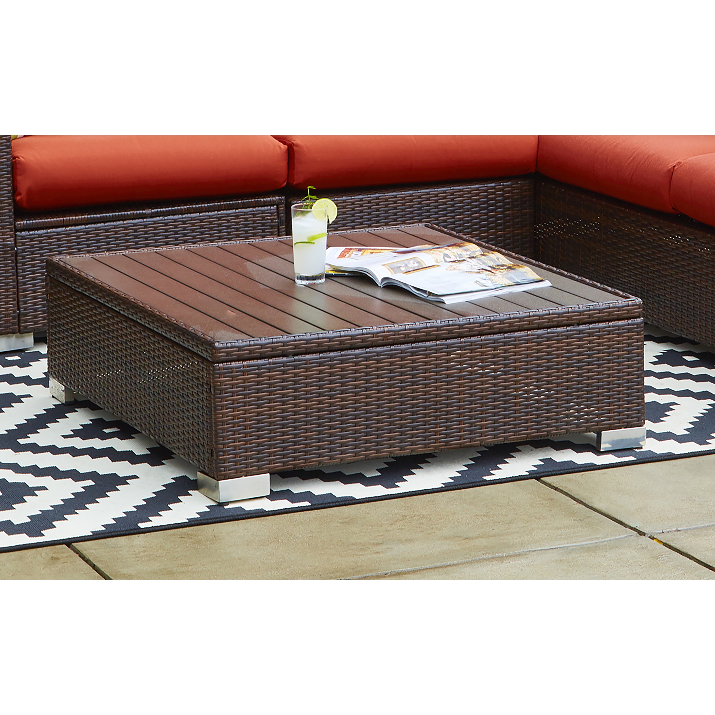 Havenside Home Stillwater Brown Indoor/ Outdoor Rattan ...