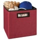 preview thumbnail 2 of 8, ClosetMaid Premium Cubeicals Fabric Storage Bin Rose Red