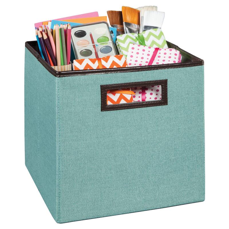 ClosetMaid Premium Cubeicals Fabric Storage Bin - Caribbean Teal