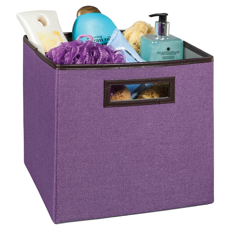 ClosetMaid Premium Cubeicals Fabric Storage Bin - Fresh Lilac Linen