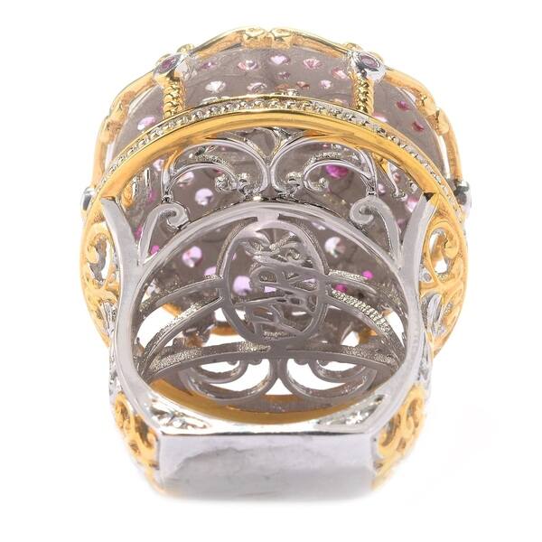 Michael Valitutti Palladium Silver Paris Pink Shire Ruby Michael Valitutti Palladium Silver