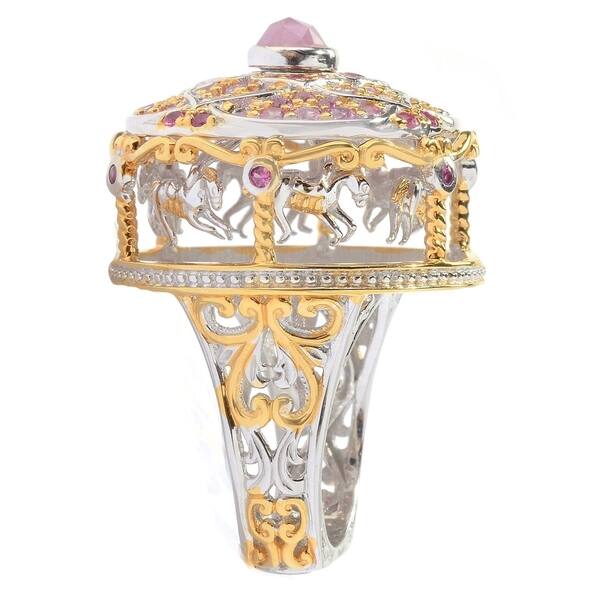 Michael Valitutti Palladium Silver Paris Pink Shire Ruby Michael Valitutti Palladium Silver
